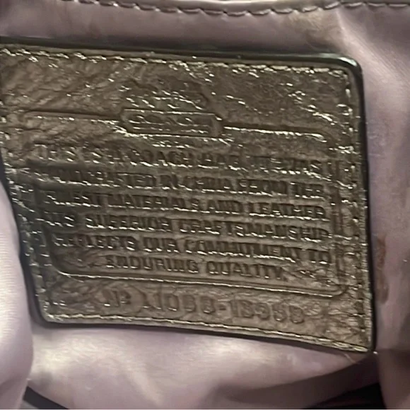 Coach Madison metallic silver leather hobo shoulder bag Tote bag - Picture 8 of 16